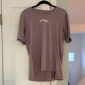 Adidas Terrex Women's Purple Short Sleeve Tee